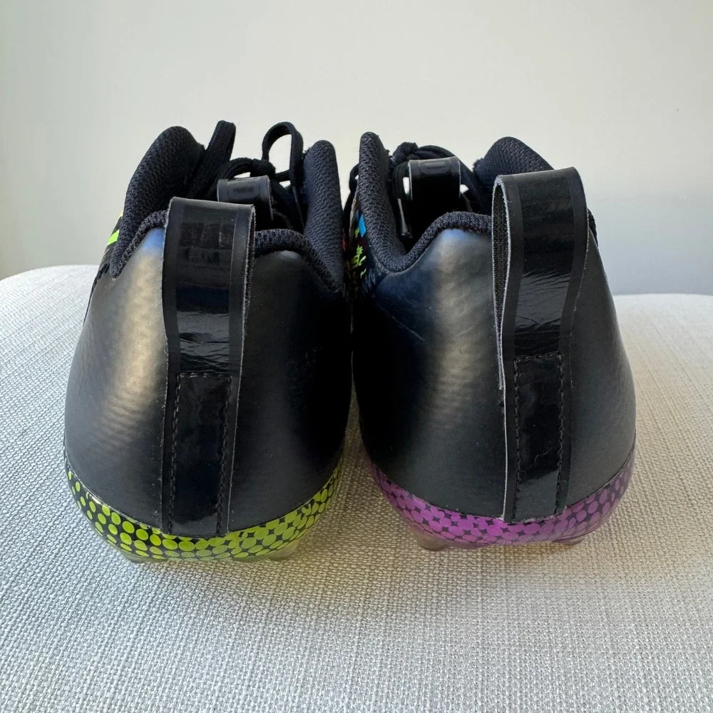 adidas Adizero Football Cleats Mens 8 Multicolor Neon Three‎ Stripe Life GV9087